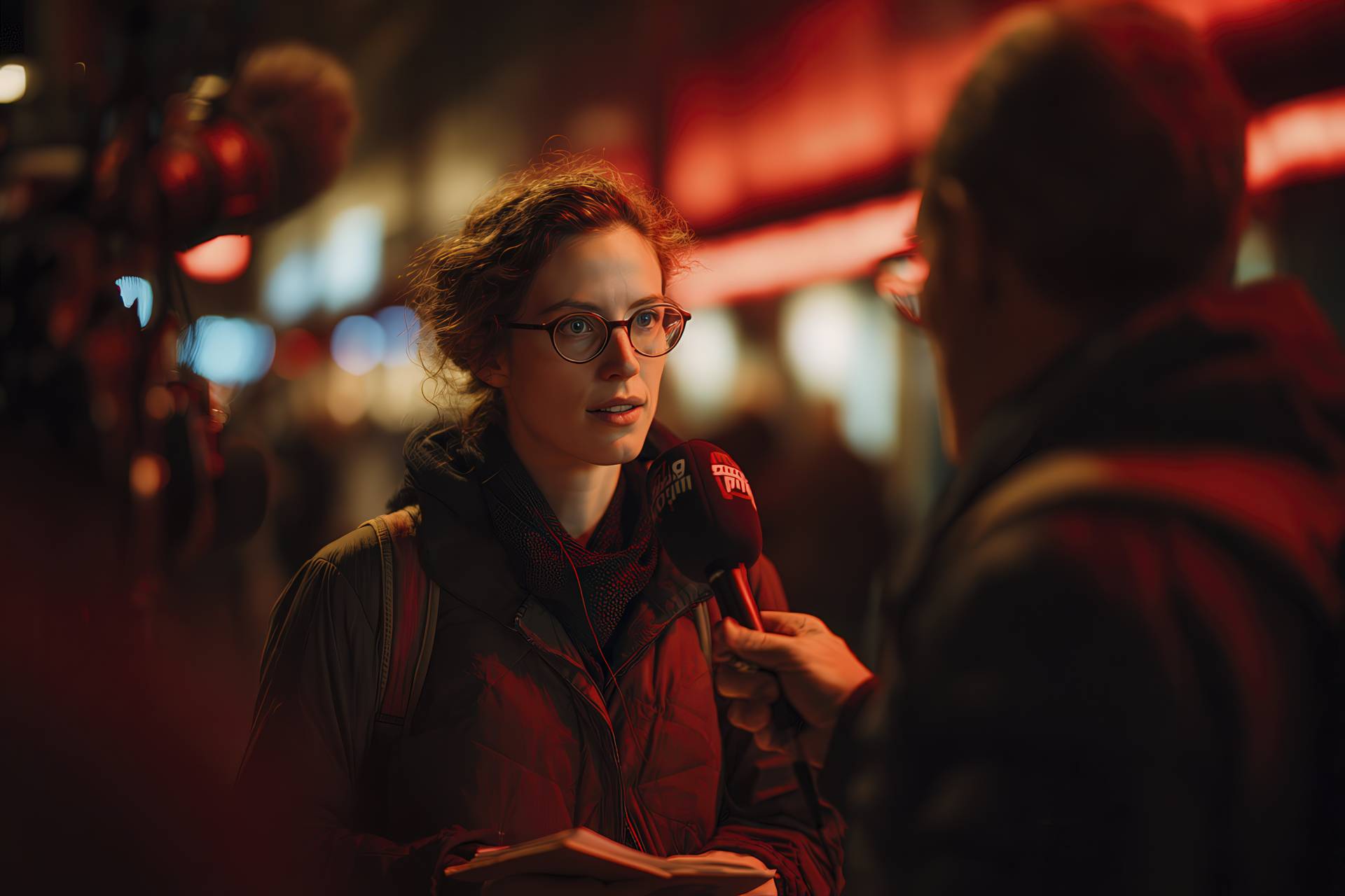 photojournalist capturing a story through direct conversation and presence