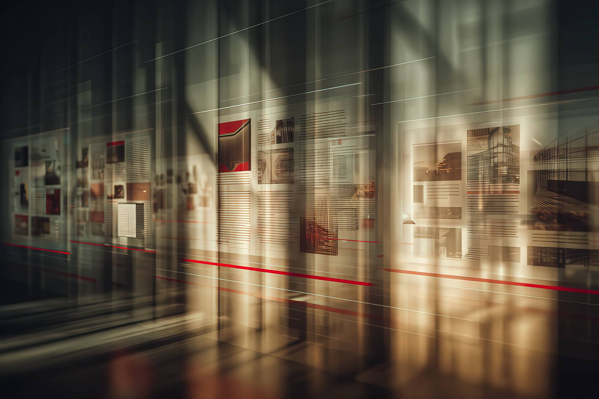 Editorial professional newsletters, structured and elegant